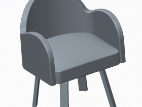 proe椅子3D建模作品欣赏