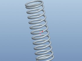 proe中弹簧怎么装配?—proe弹簧挠性装配的方法