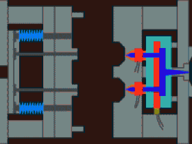 塑料模具开关模原理动画集