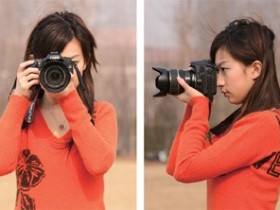 单反的正确持机姿势