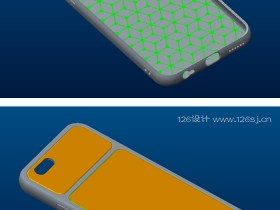 proe手机保护壳3D建模作品