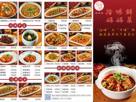 菜单菜谱平面设计作品