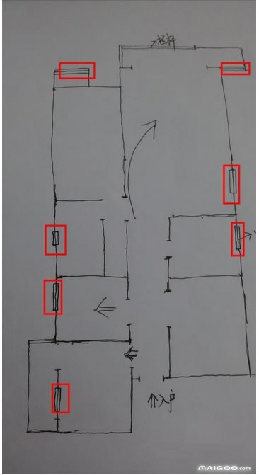 量房需要记录什么 手绘量房草图怎么画